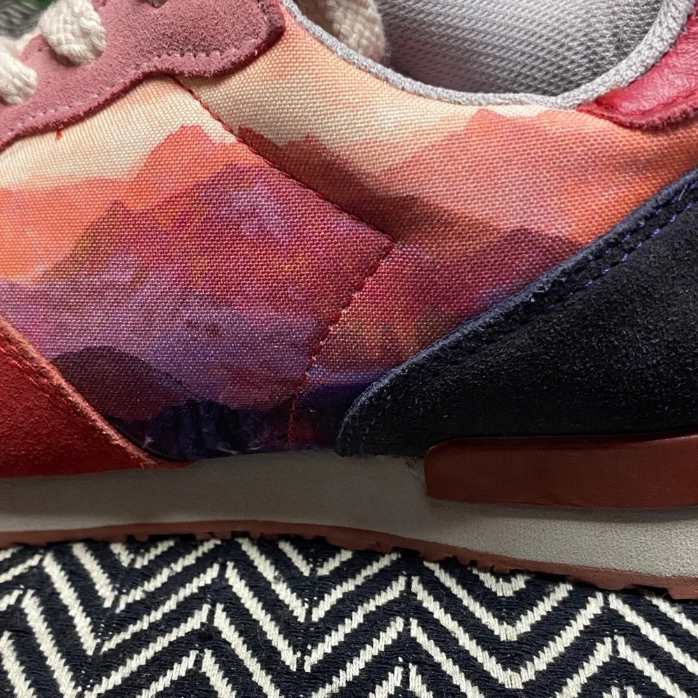 Inkkas Pink and Orange Sneakers - Picture 7 of 12
